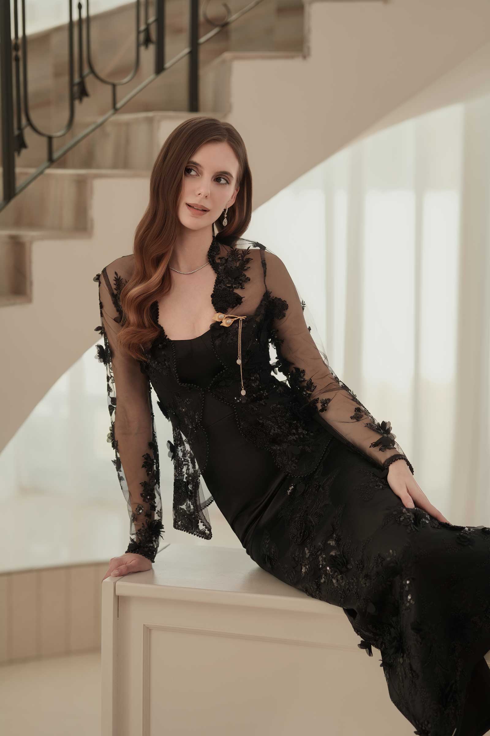 Noir Convertible Dress (Black)