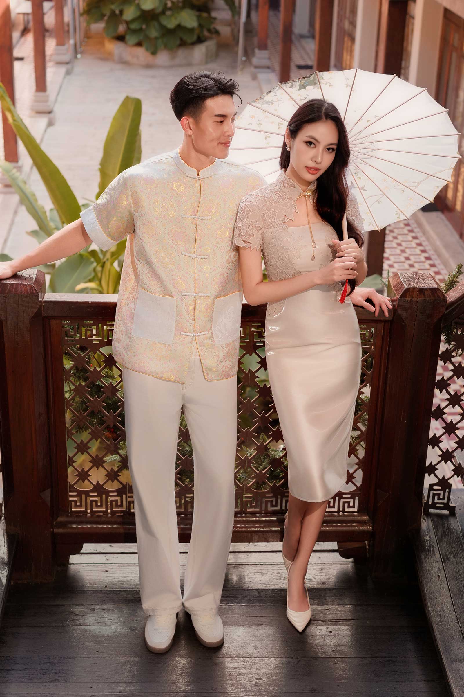 Valene Qipao (Champagne)