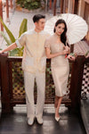 Valene Qipao (Champagne)