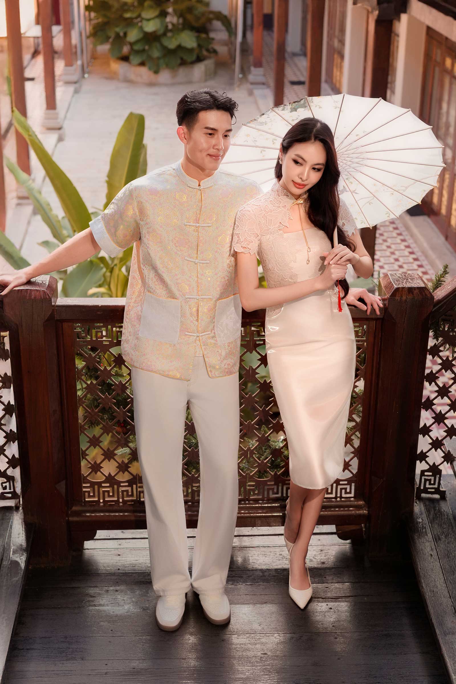 Valene Qipao (Champagne)