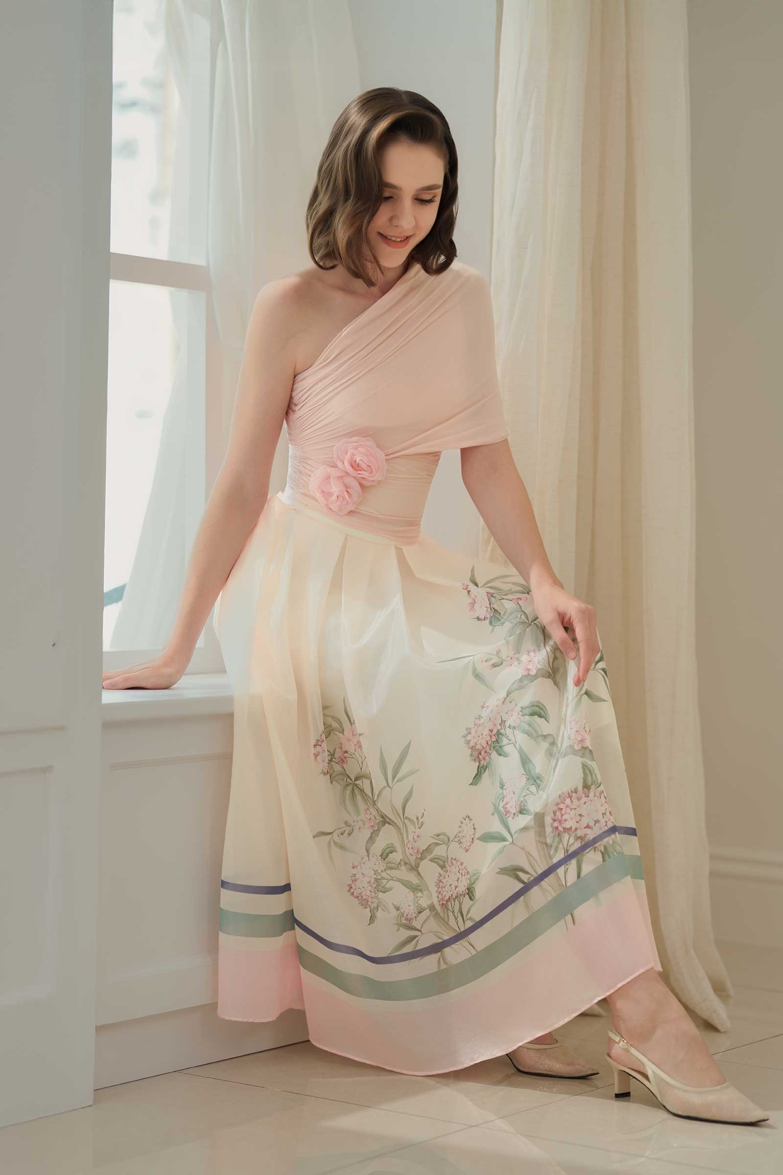 Hydrangea Skirt (Cream)