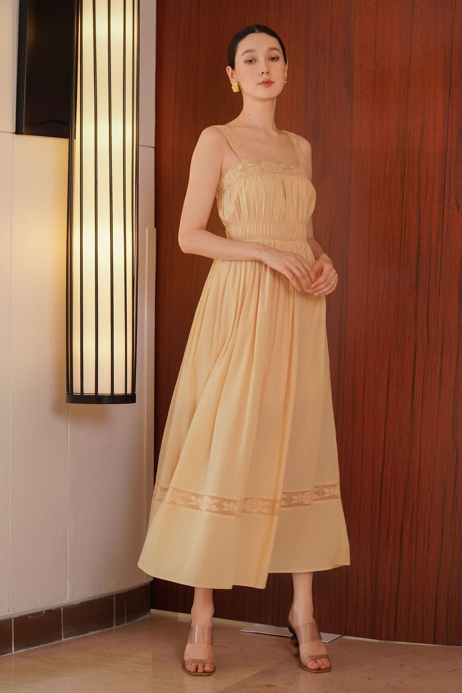 Delearis Dress (Yellow)
