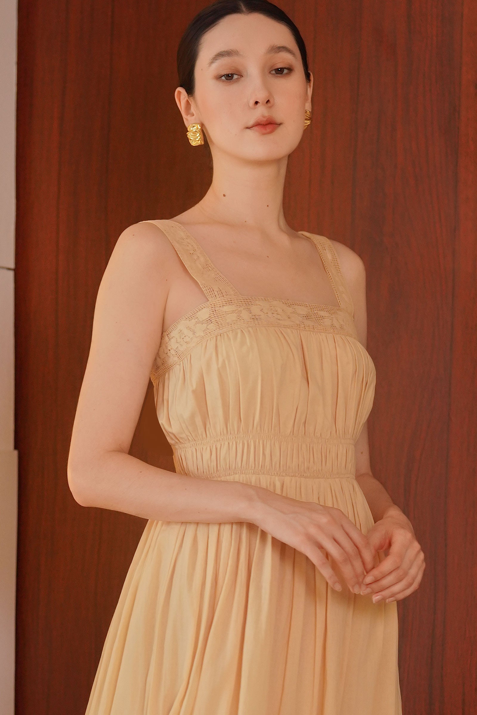 Delearis Dress (Yellow)