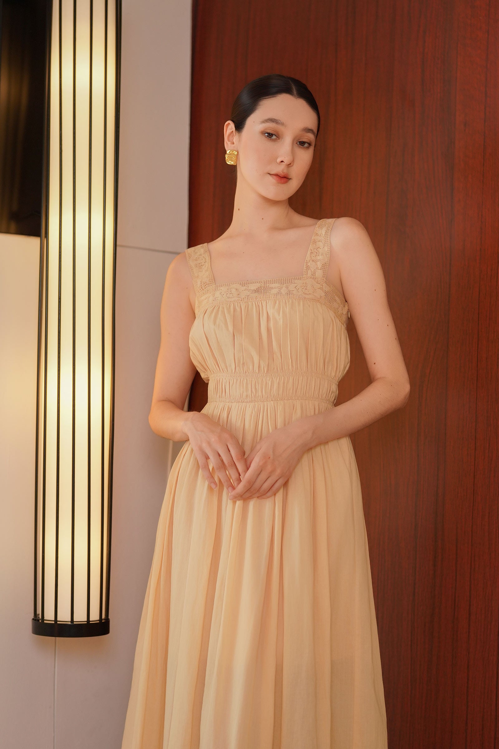 Delearis Dress (Yellow)