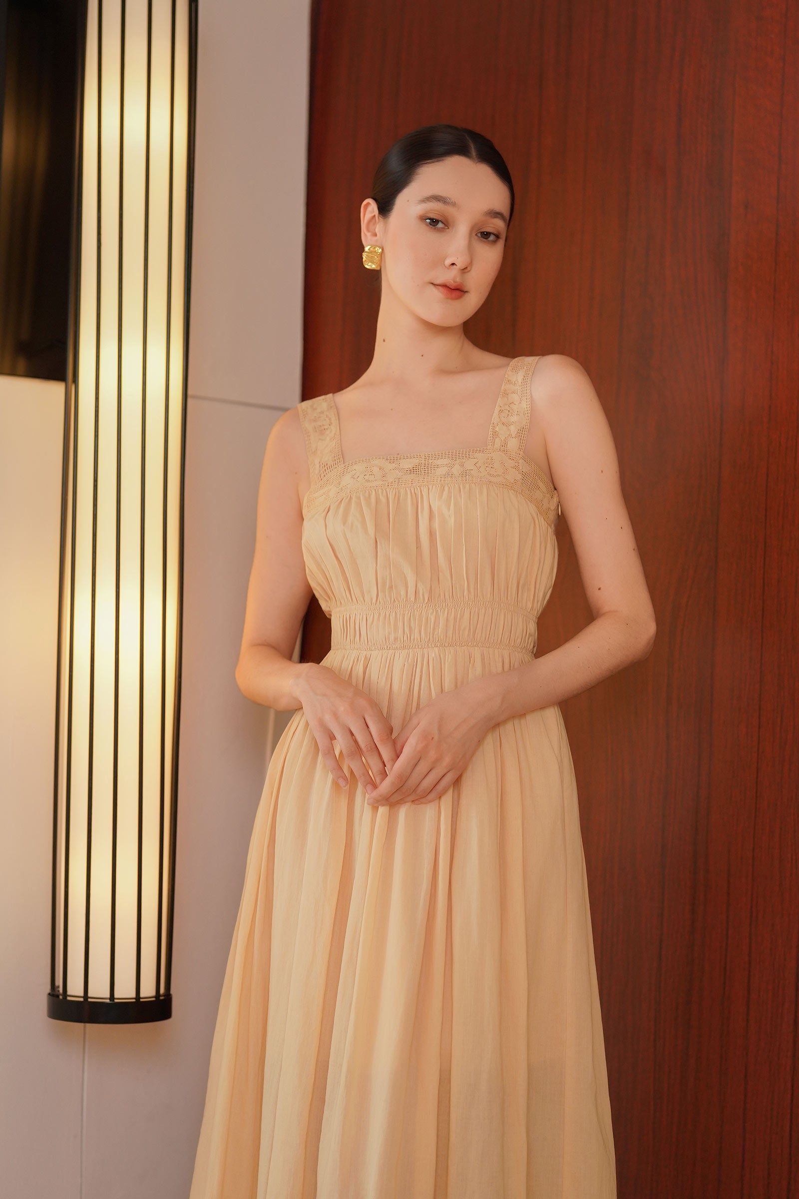 Delearis Dress (Yellow)