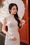 BACKORDER Eirene Qipao (Champagne)