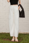 Aria Barrel Pants (White)
