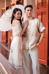 Reverie Qipao Top (Cream)