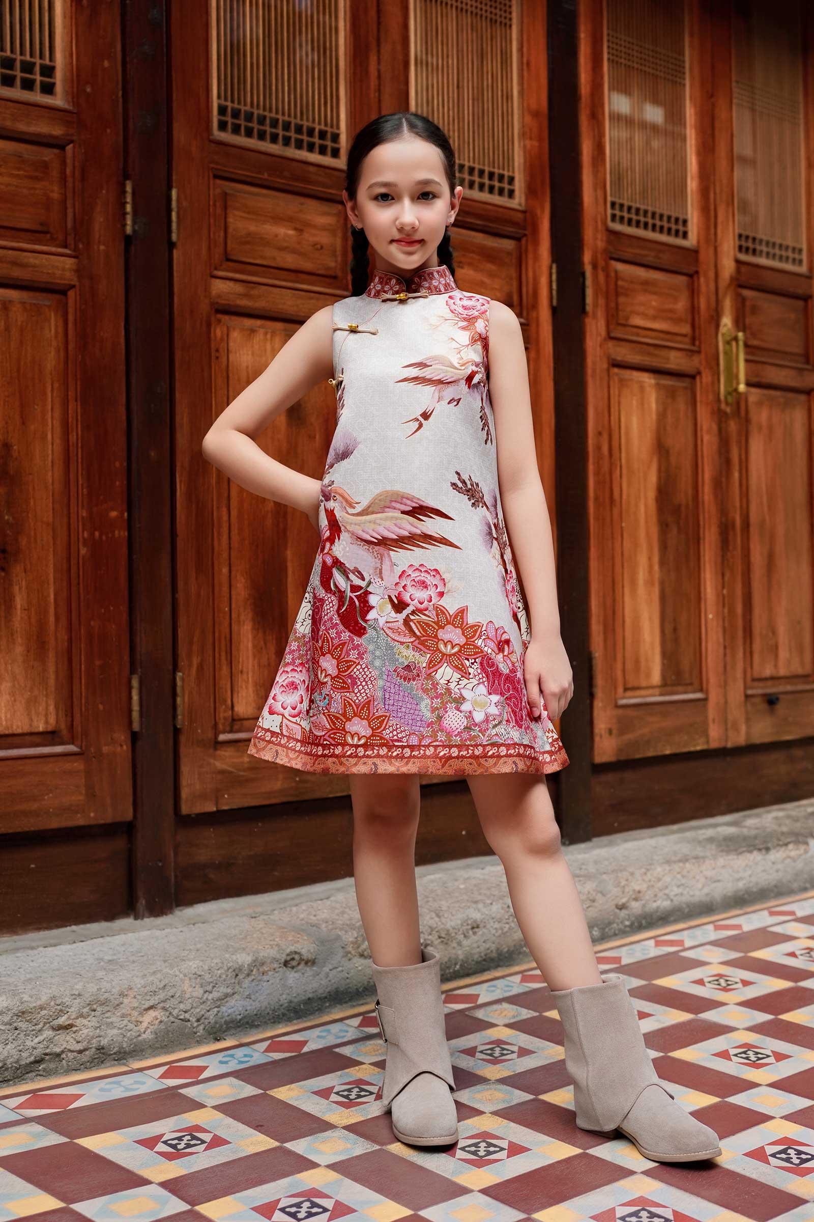 BACKORDER Paradis Girl Dress (Red)