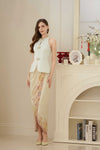 Ivy Qipao Top (White)