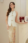Ivy Qipao Top (White)