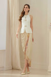 Ivy Qipao Top (White)