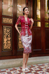 Paradis Kebaya Skirt (Red)