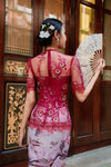 Paradis Kebaya Set (Red)