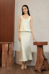 Eliette Satin Set (Pearl)