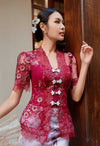 Paradis Kebaya Set (Red)