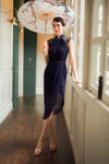 Lie Ning Qipao (Navy)