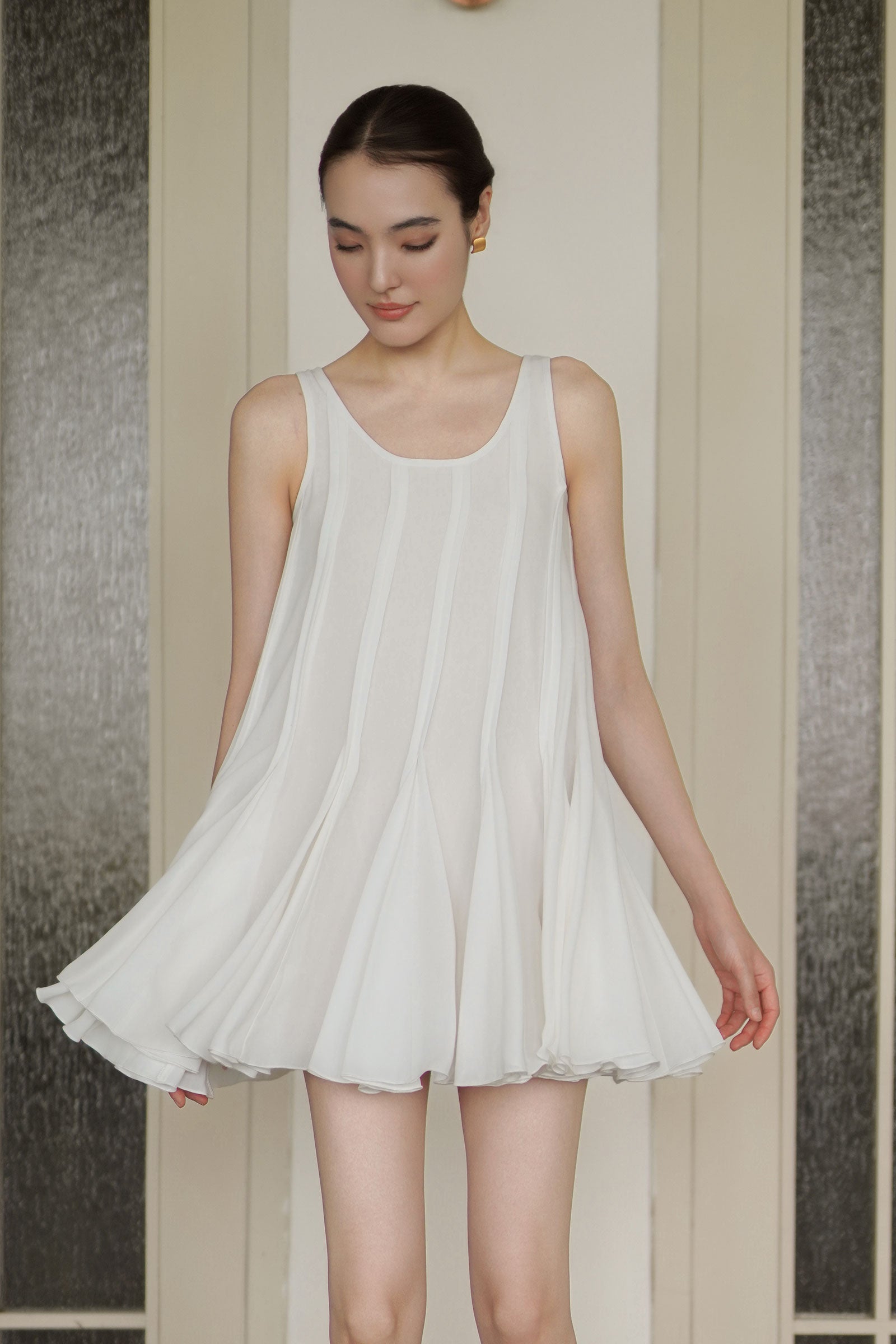Violetta 2 Way Dress (White)
