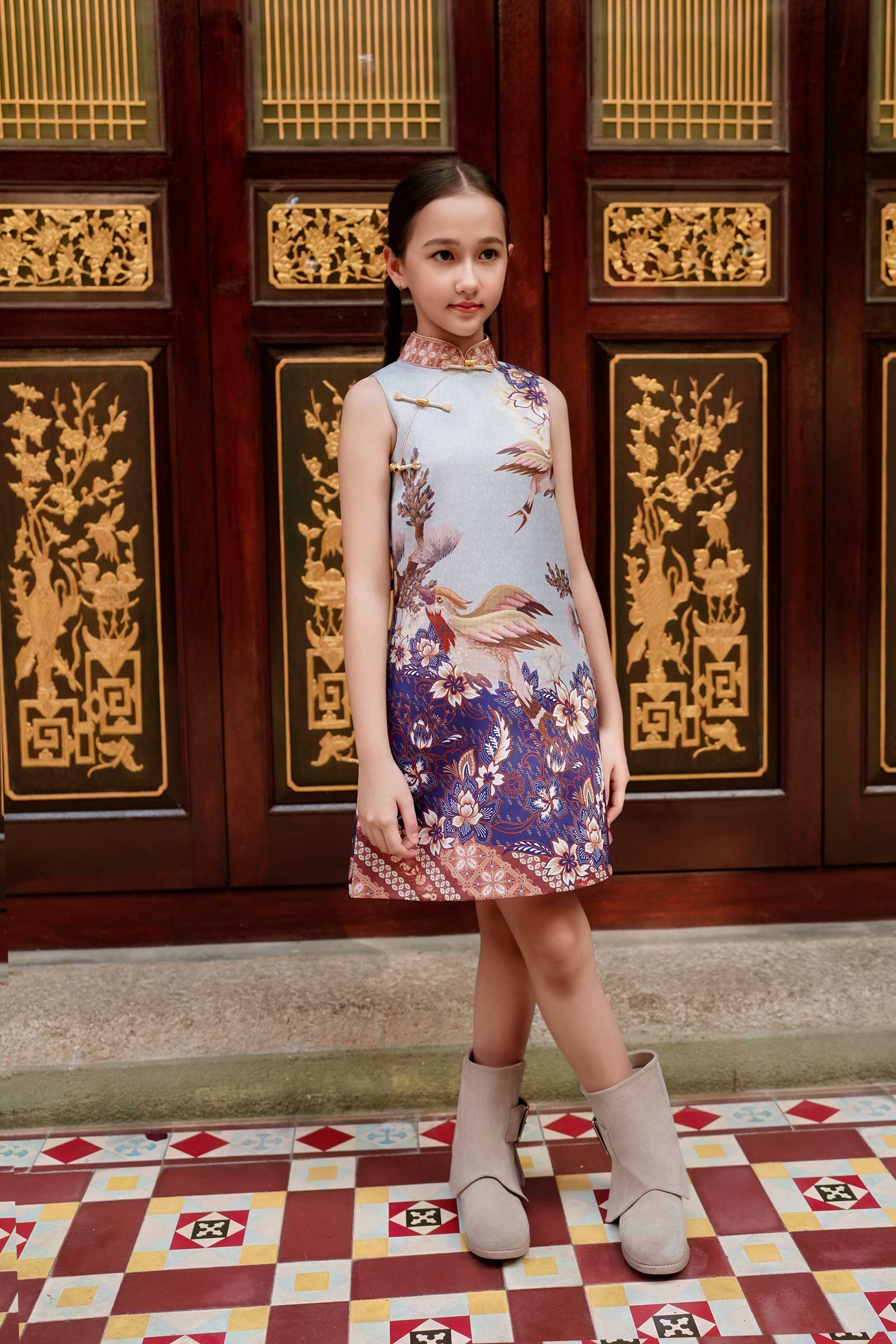 Paradis Girl Dress (Blue)