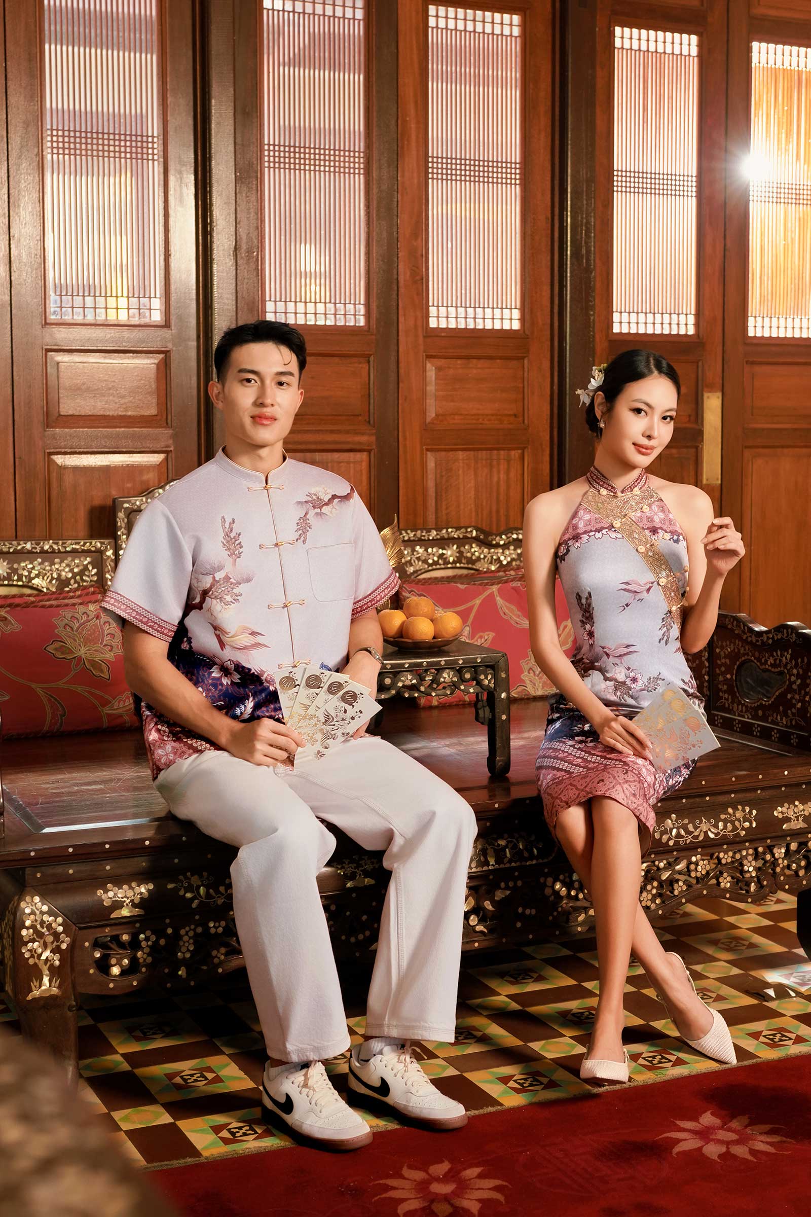 BACKORDER Paradis Qipao (Blue)