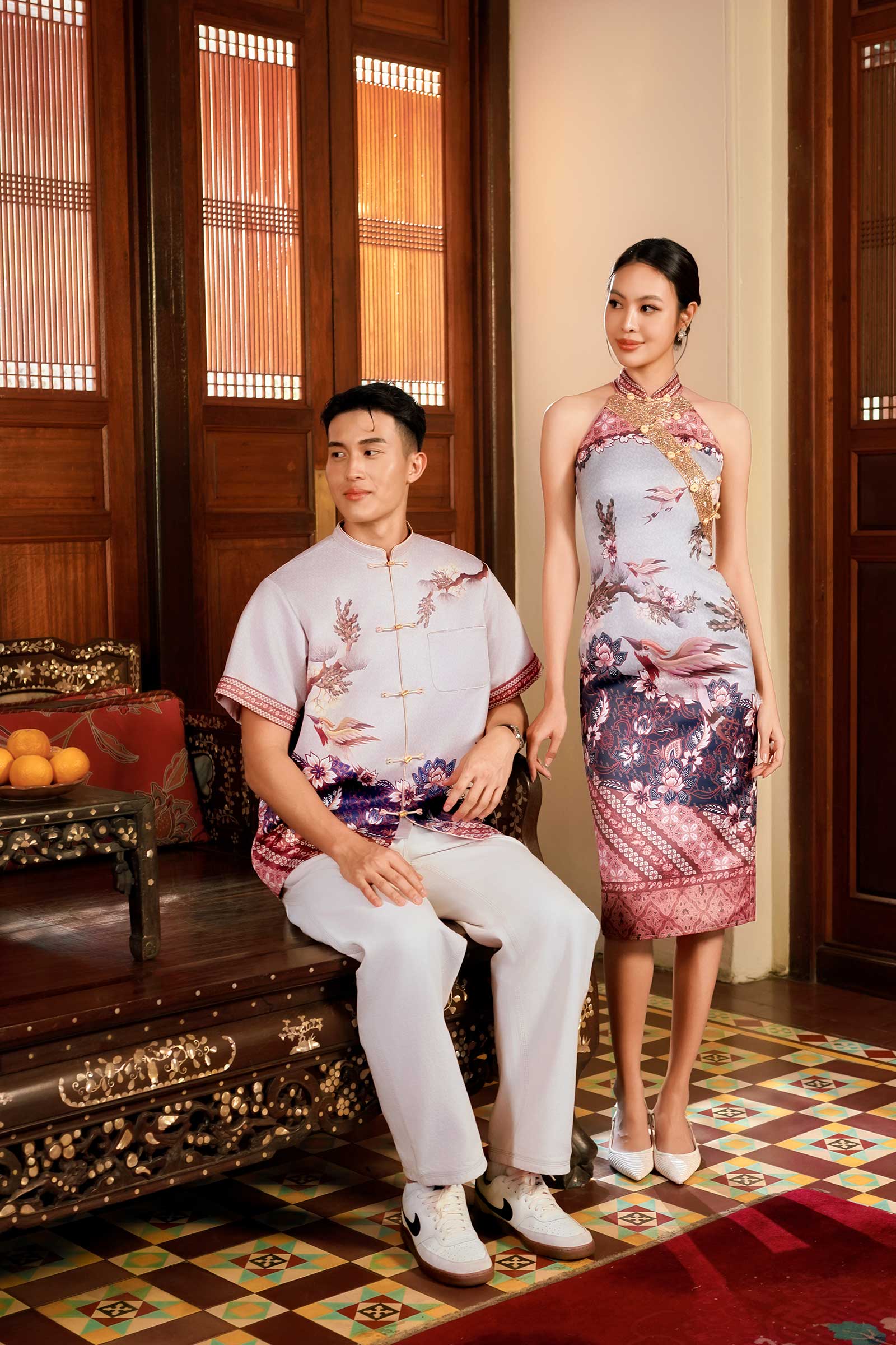 BACKORDER Paradis Qipao (Blue)