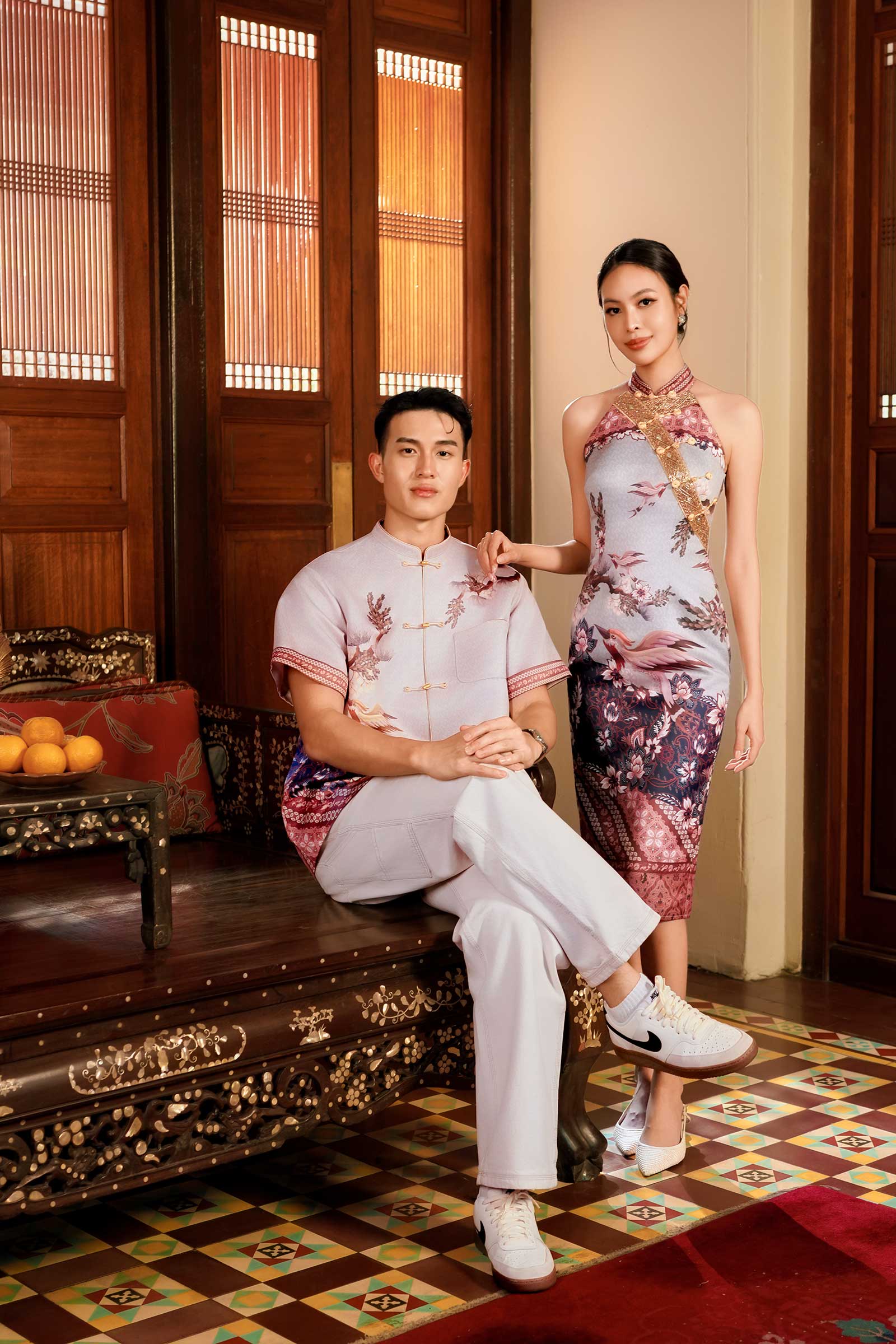 BACKORDER Paradis Qipao (Blue)