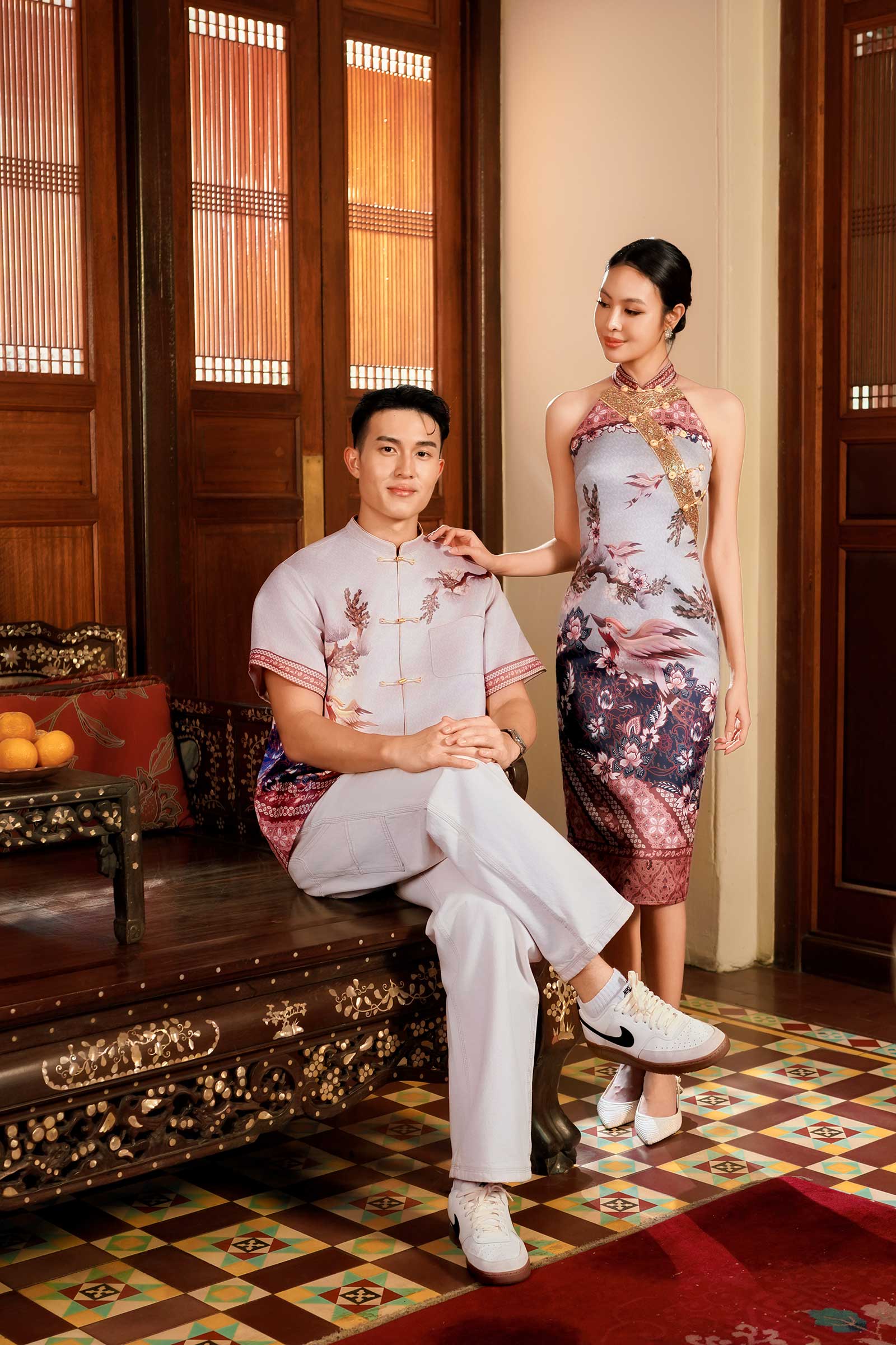 BACKORDER Paradis Qipao (Blue)