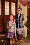 Paradis Kebaya Top (Blue)
