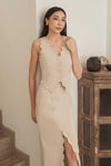 Diasv Scallop Vest Top (Beige)