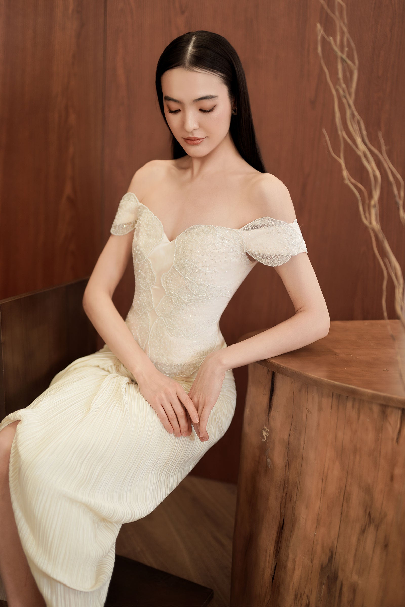 Maison Corset Top (Pearl)