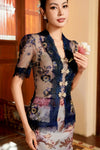 Paradis Kebaya Set (Blue)