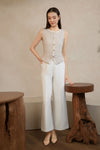 Daniexia Jumpsuit (Cream)