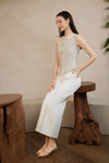 Daniexia Jumpsuit (Cream)