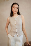 Daniexia Jumpsuit (Cream)