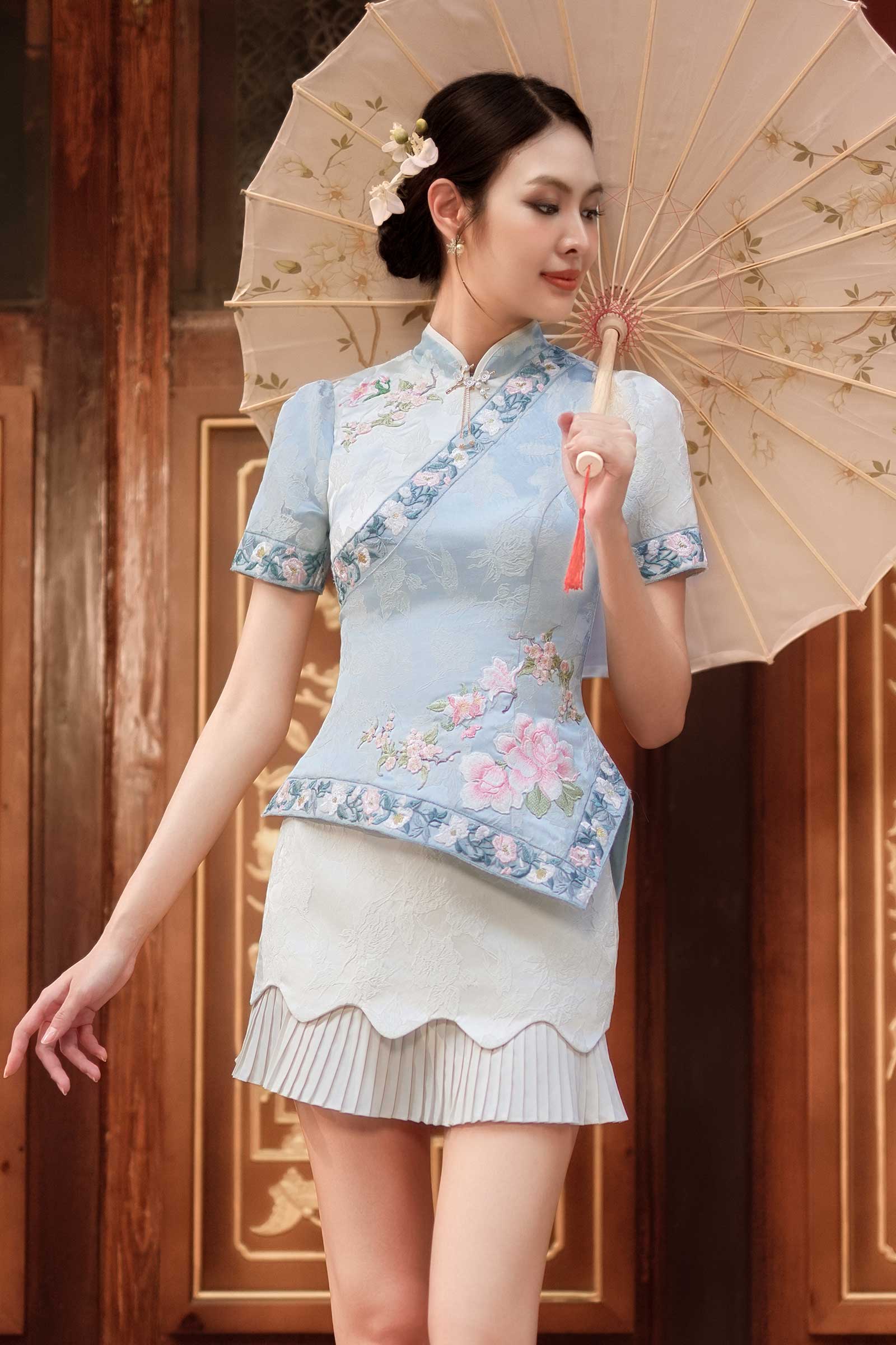 BACKORDER Qinghua Skort (Cream)