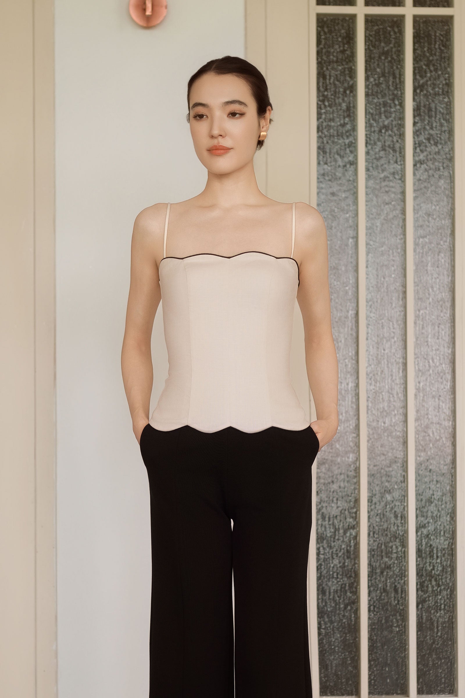 Clémence Linen Top (Linen)