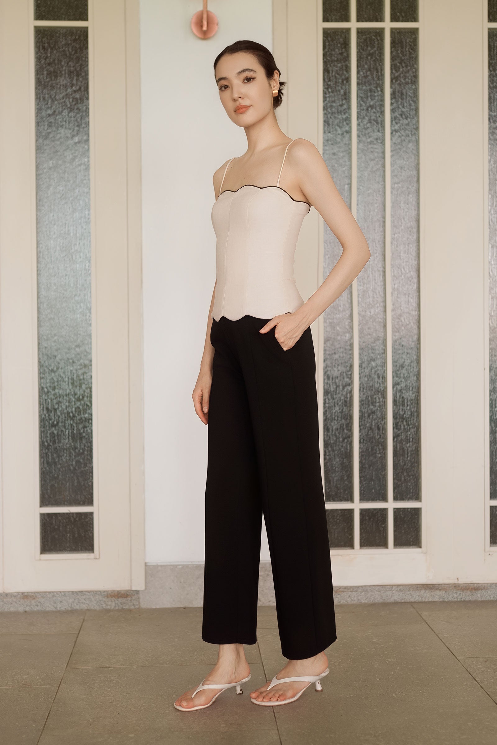 Clémence Linen Top (Linen)