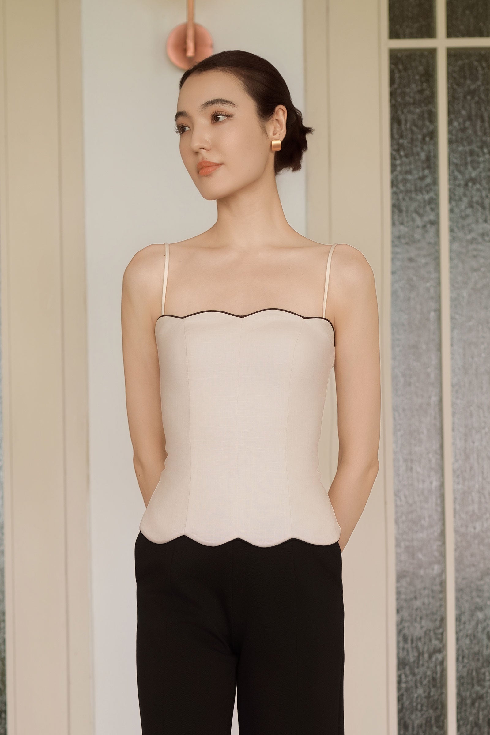 Clémence Linen Top (Linen)