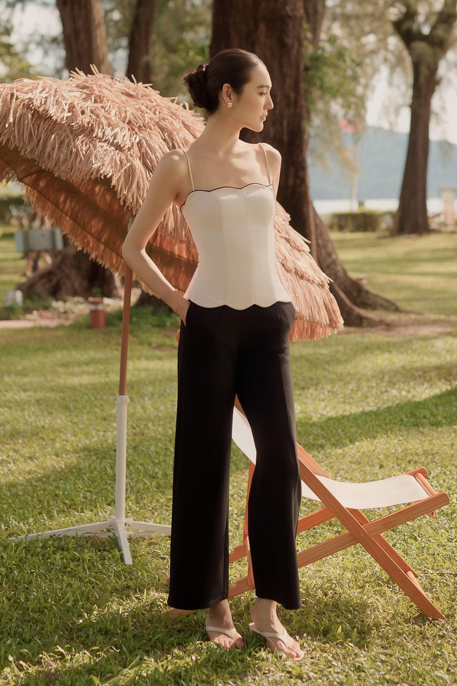Clémence Linen Top (Linen)