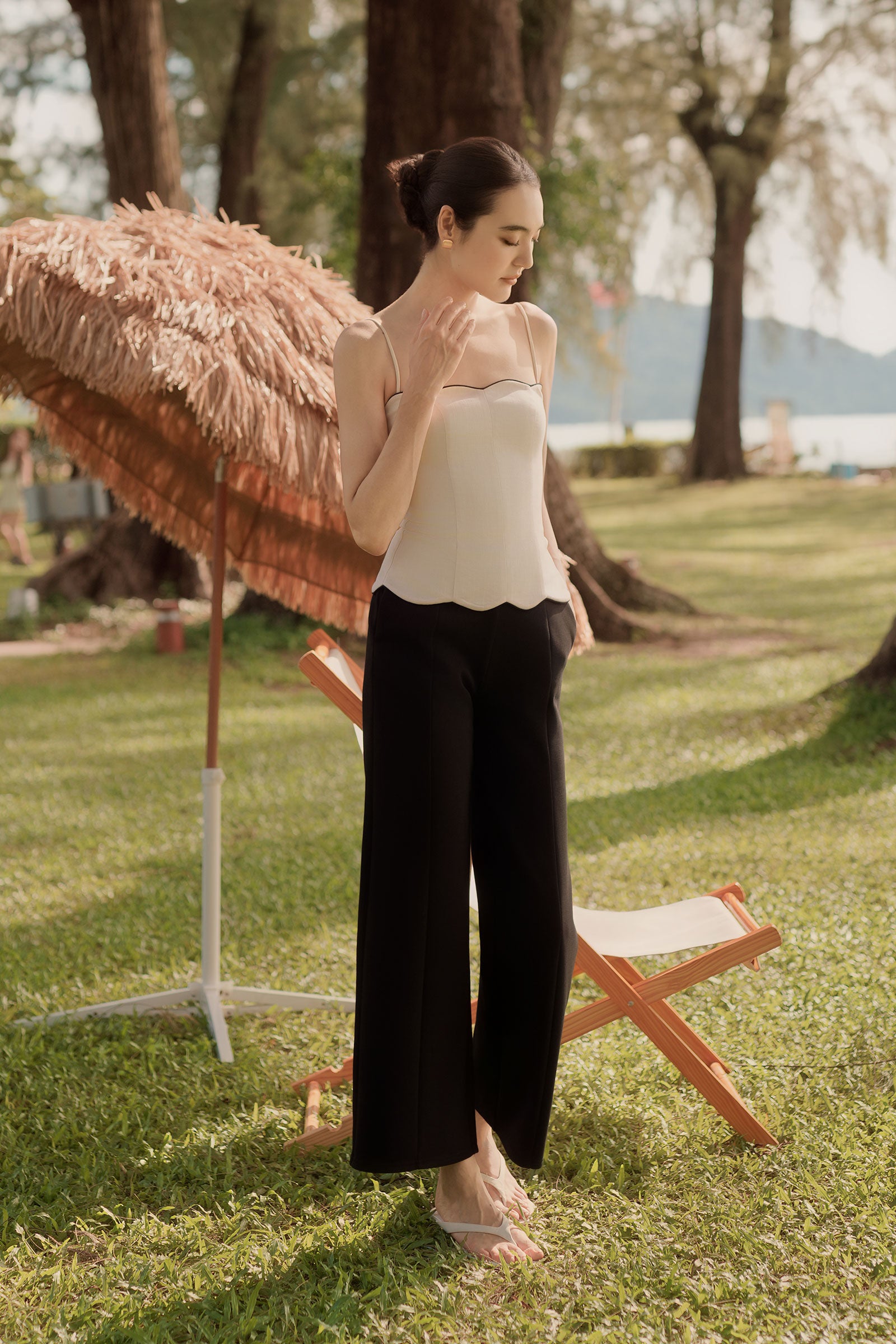 Clémence Linen Top (Linen)