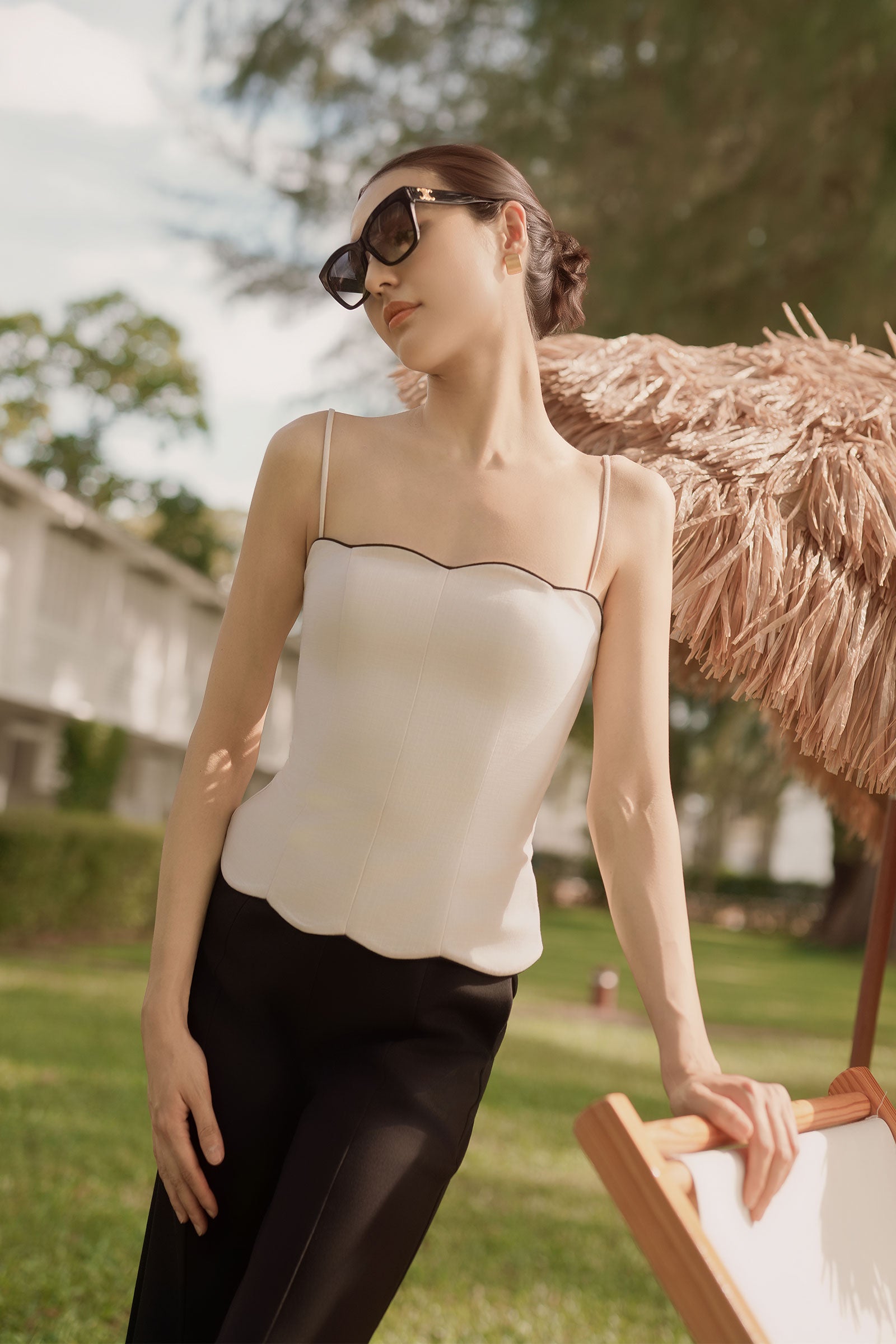 Clémence Linen Top (Linen)