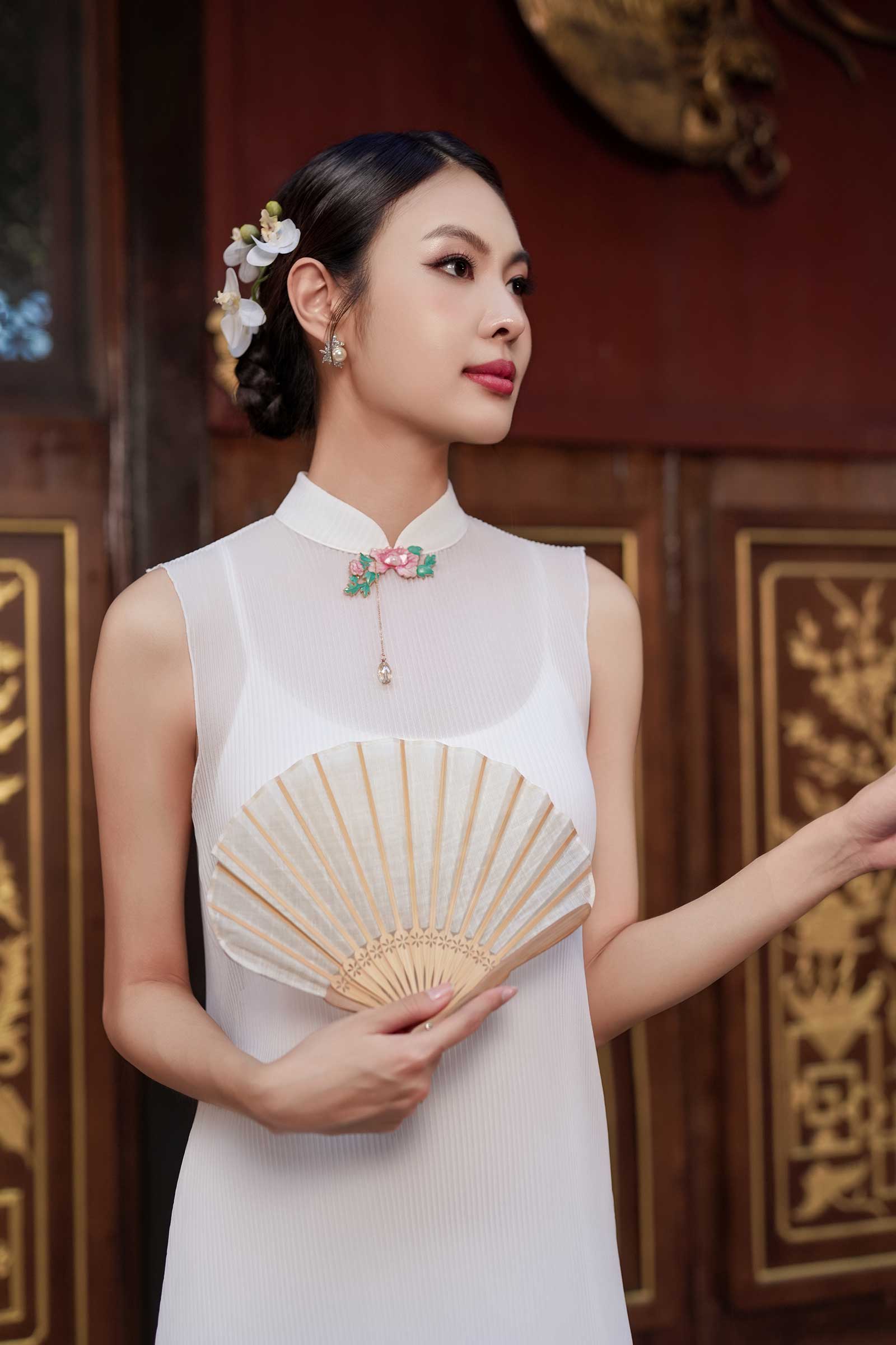 Yu Ping Qipao (White)