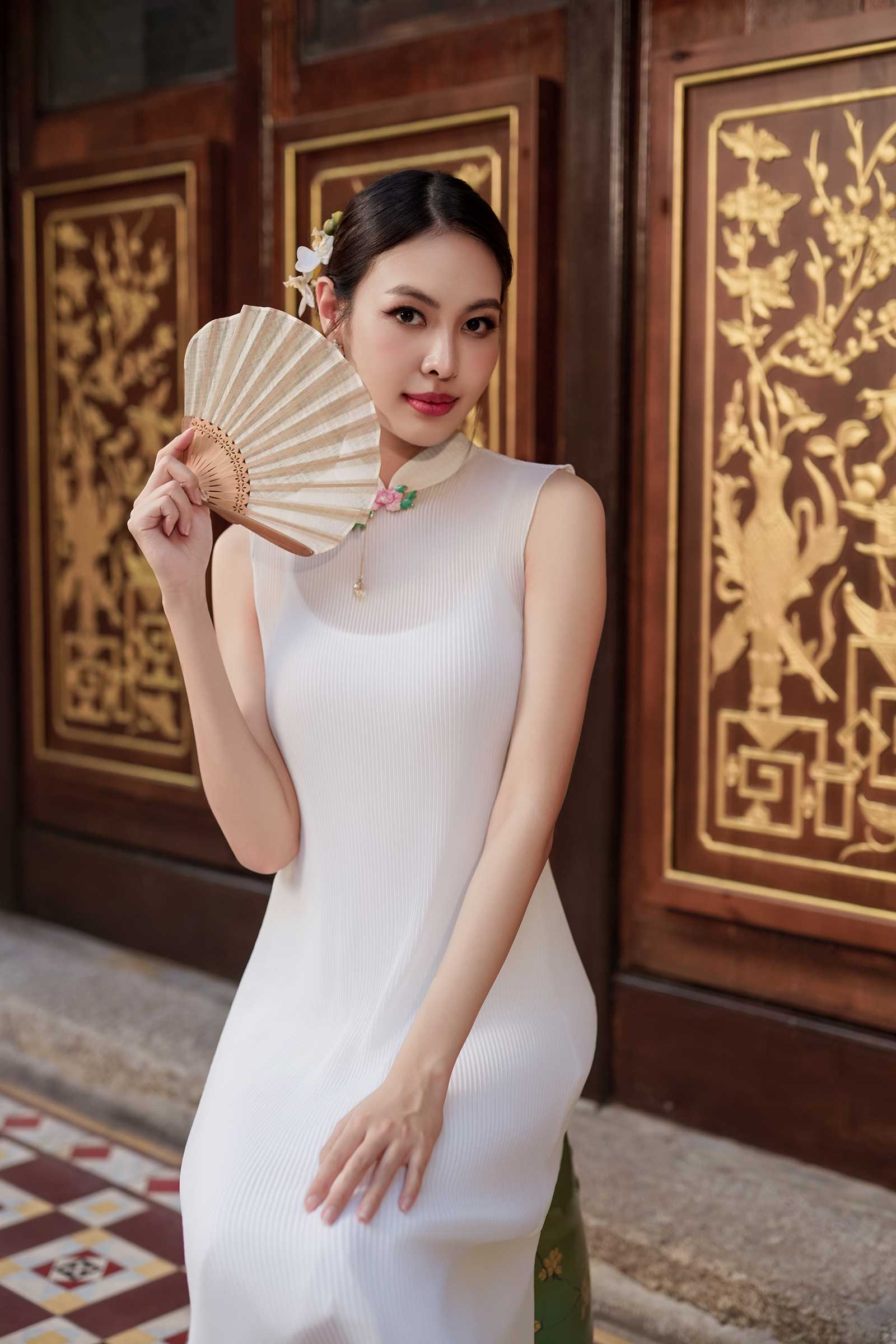 Yu Ping Qipao (White)