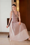 Dazelle Dress (Dusty Purple+Pink)