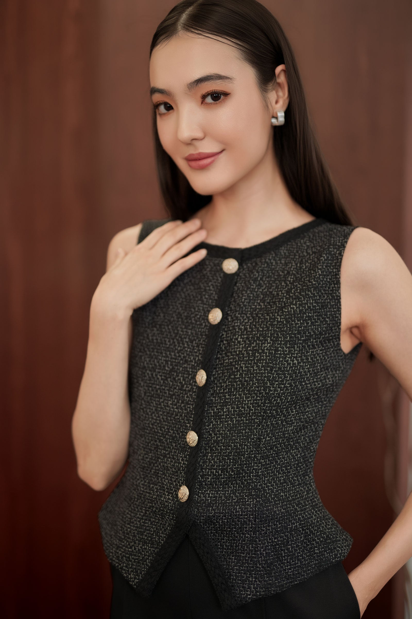 Daniexia Jumpsuit  (Black)