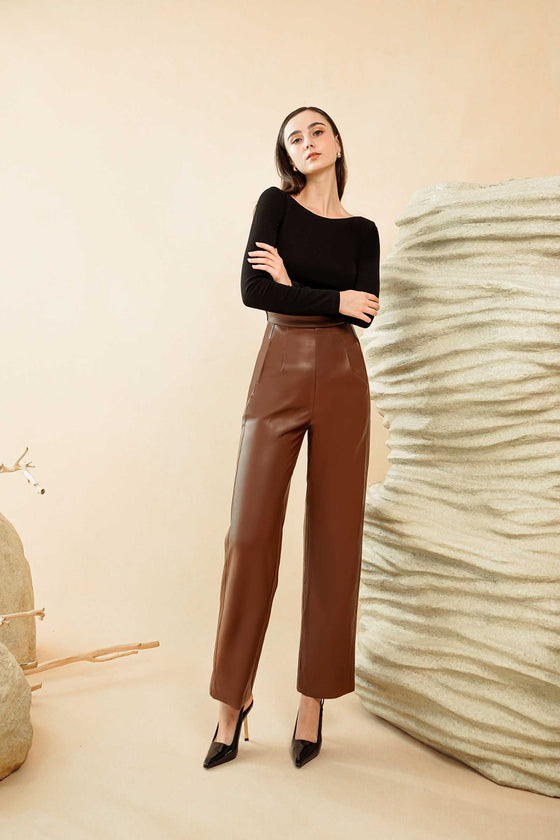 Drienne Jumpsuit (Brown)