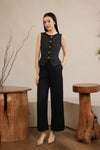 Daniexia Jumpsuit  (Black)