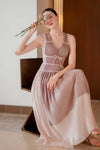 Dazelle Dress (Dusty Purple+Pink)