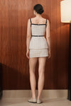 Colette Tweed Top (White)