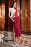 Hua Rui Skirt (Ruby Red)